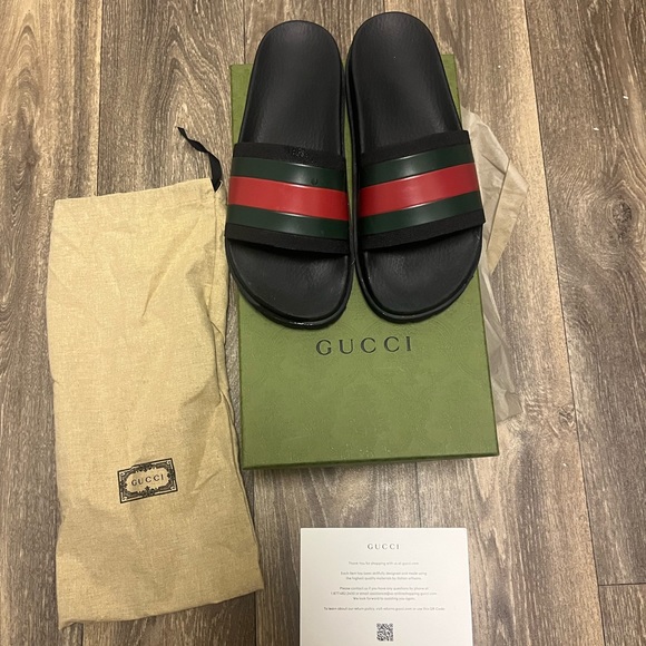 Gucci Shoes Authentic Gucci Slides Size 7 And Only Worn Twice I